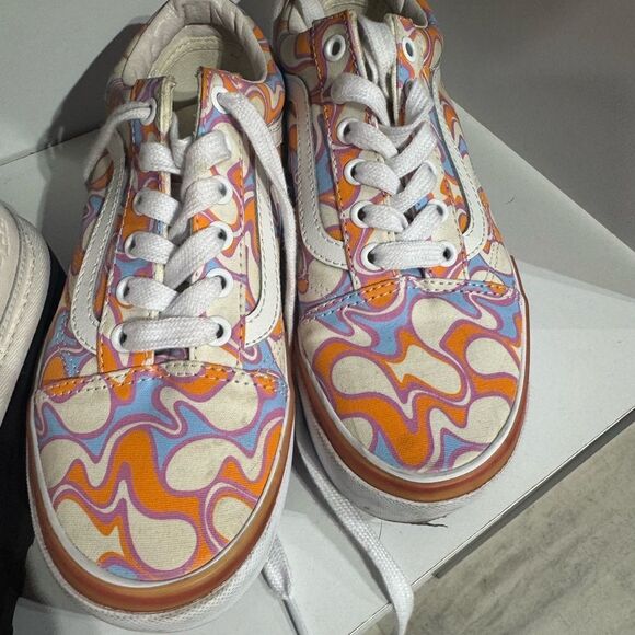 Old school vans Swirl Pattern Sneakers - Picture 2 of 4